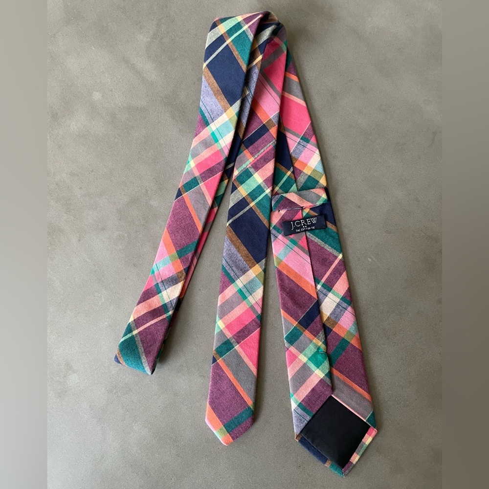 JCrew Cotton Tie (2.5 in width)